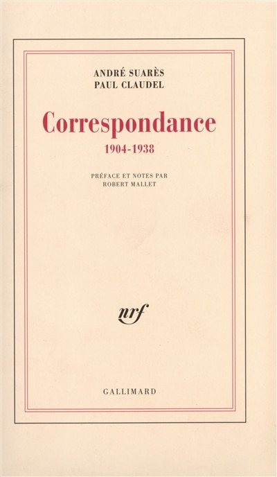 Front cover_Correspondance