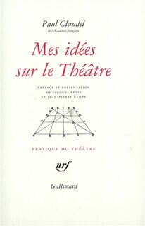 Front cover_Mes idées sur le théâtre
