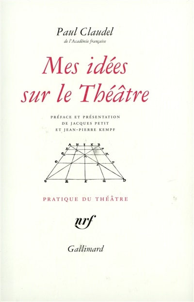 Front cover_Mes idées sur le théâtre