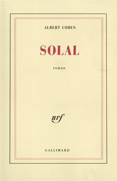 Front cover_Solal et les Solal