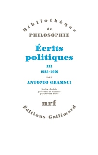 Front cover_Ecrits politiques, Vol. 3