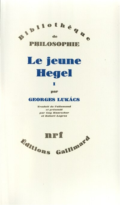 Couverture_Le Jeune Hegel, Vol. 1