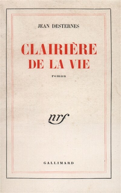 Couverture_Clairi&egrave;re de la vie