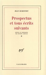 Couverture_Prospectus et tous écrits suivants, Vol. 2