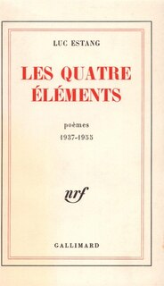 Front cover_Les Quatre éléments, 1937-1955