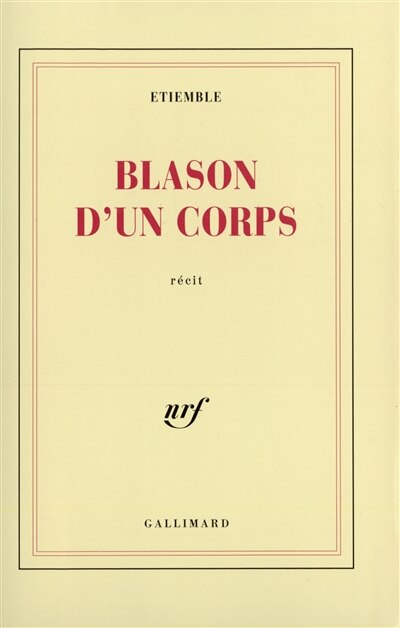 Couverture_Blason d'un corps