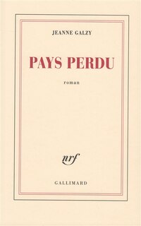 Front cover_Pays perdu