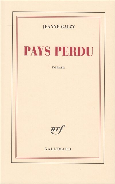 Front cover_Pays perdu