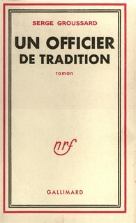 Front cover_Un officier de tradition