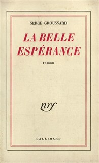 Front cover_La belle espérance
