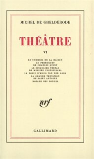 Front cover_Théâtre, Vol. 6