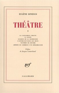 Front cover_Théâtre, Vol. 1