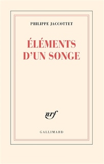 Couverture_El&eacute;ments d'un songe