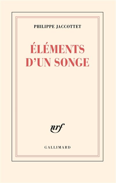 Couverture_El&eacute;ments d'un songe