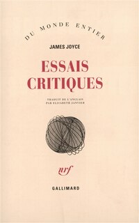 Front cover_Essais critiques