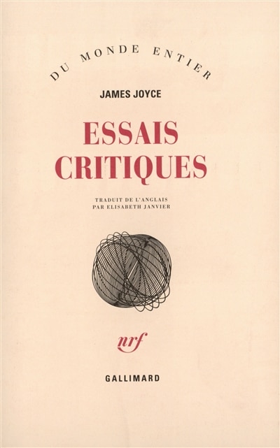 Front cover_Essais critiques