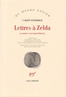 Couverture_Lettres &agrave; Zelda : et autres correspondances