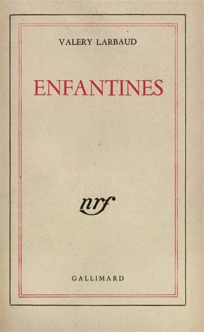 Front cover_Enfantines