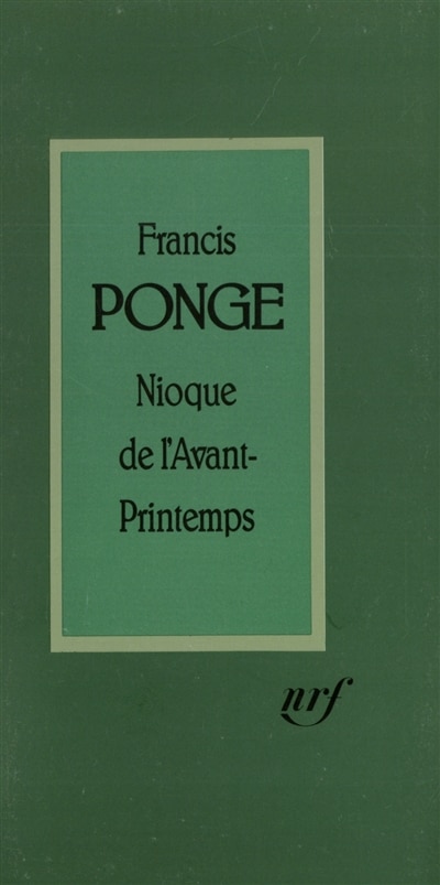 Front cover_Nioque de l'avant-printemps
