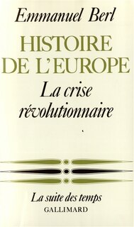 Front cover_La Crise révolutionnaire