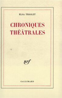 Couverture_Chroniques th&eacute;&acirc;trales