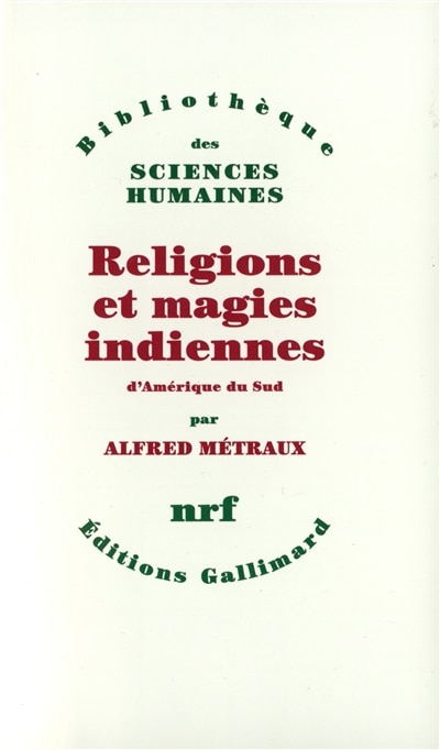 Front cover_Religions et magies indiennes d'Amérique du Sud