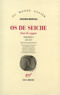 Front cover_Os de seiche : 1920-1927