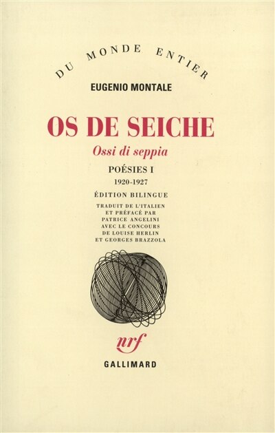 Front cover_Os de seiche : 1920-1927
