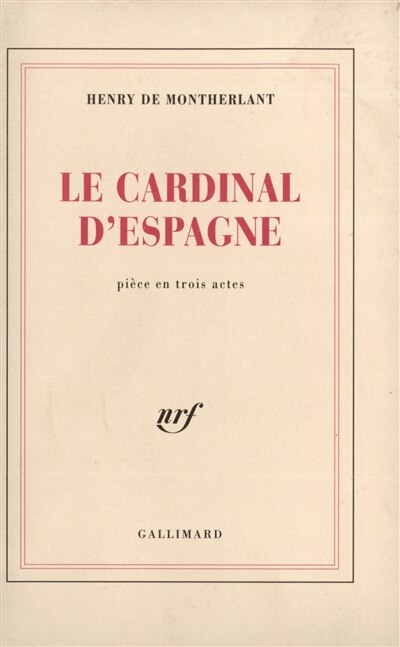 Front cover_Le Cardinal d'Espagne