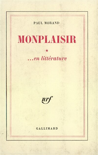 Front cover_Monplaisir en litt&eacute;rature