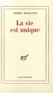 Couverture_La vie est unique