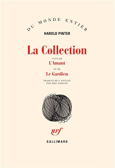 Couverture_La Collection ; L'Amant ; Le Gardien