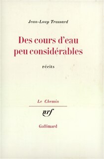 Front cover_Des Cours d'eau peu considérables