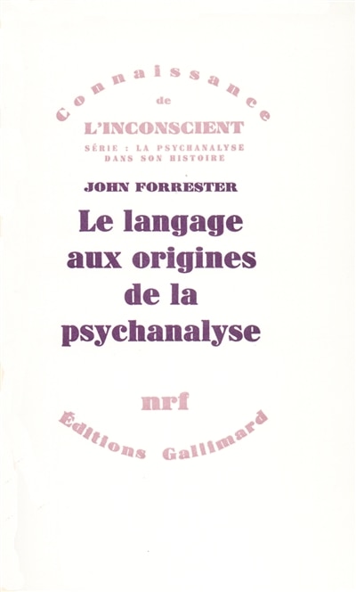 Couverture_Le Langage aux origines de la psychanalyse