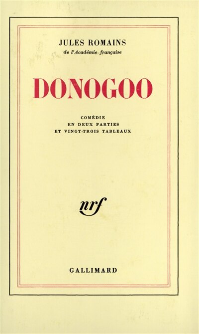 Front cover_Donogoo Tonka ; Le Bourg régénéré