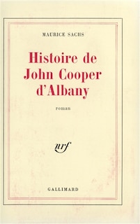 Front cover_Histoire de John Cooper d'Albany