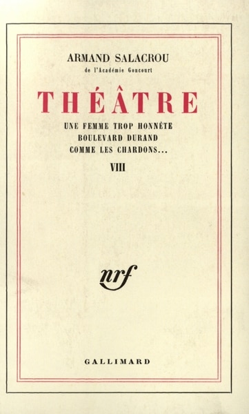 Front cover_Th&eacute;&acirc;tre, Vol. 8