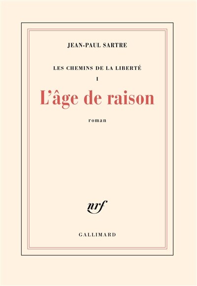 Front cover_L'âge de raison