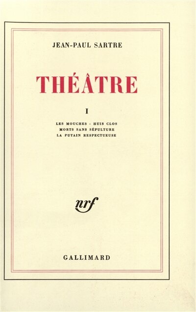 Front cover_Théâtre, Vol. 1