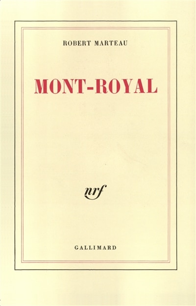 Front cover_Mont-Royal
