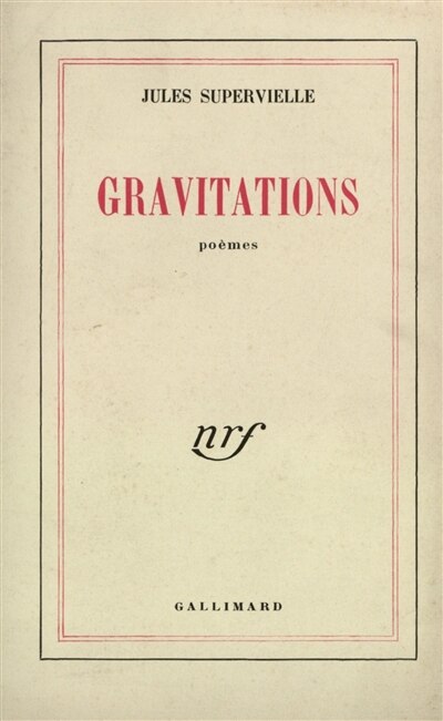 Front cover_Gravitations : poèmes