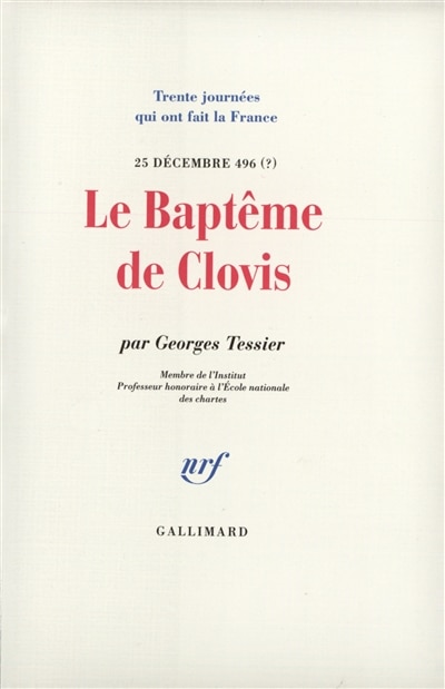 Front cover_Le baptême de Clovis : 25 décembre 496 (?)