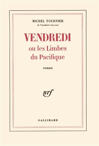 Couverture_Vendredi ou Les limbes du Pacifique