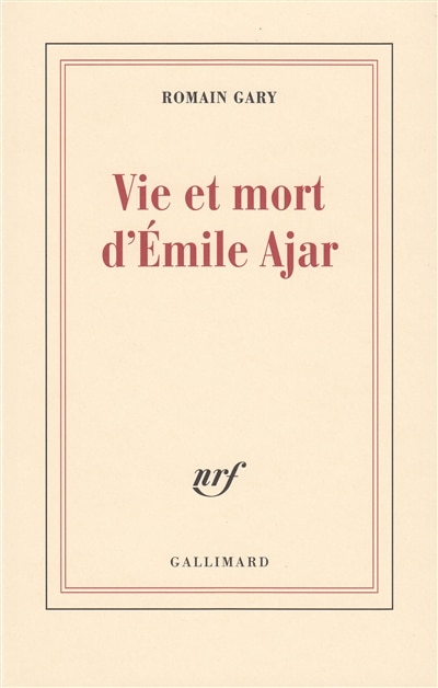 Couverture_Vie et mort d'Emile Ajar