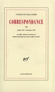 Front cover_Correspondance, Vol. 7. Juil. 1894-déc. 1895