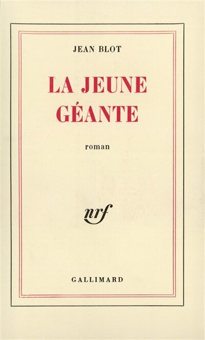 Front cover_La Jeune géante