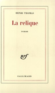 Front cover_La Relique