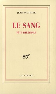 Front cover_Le Sang