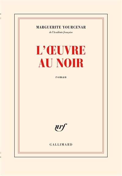 Front cover_L' oeuvre au noir