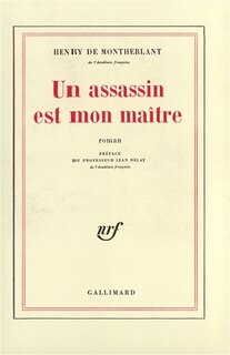 Couverture_Un Assassin est mon ma&icirc;tre
